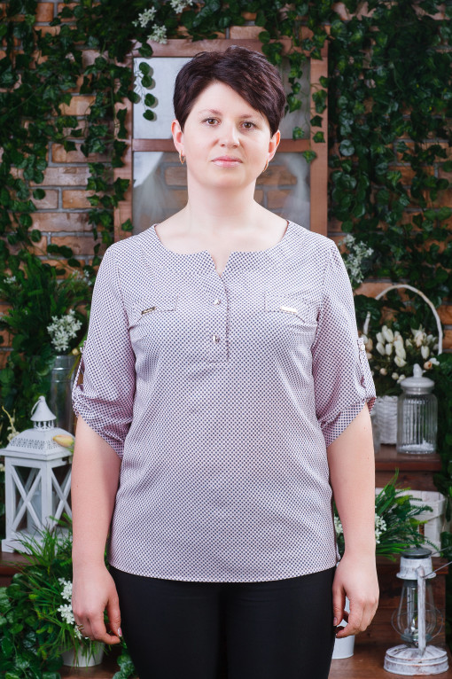 Элегантная женская блуза б-6091