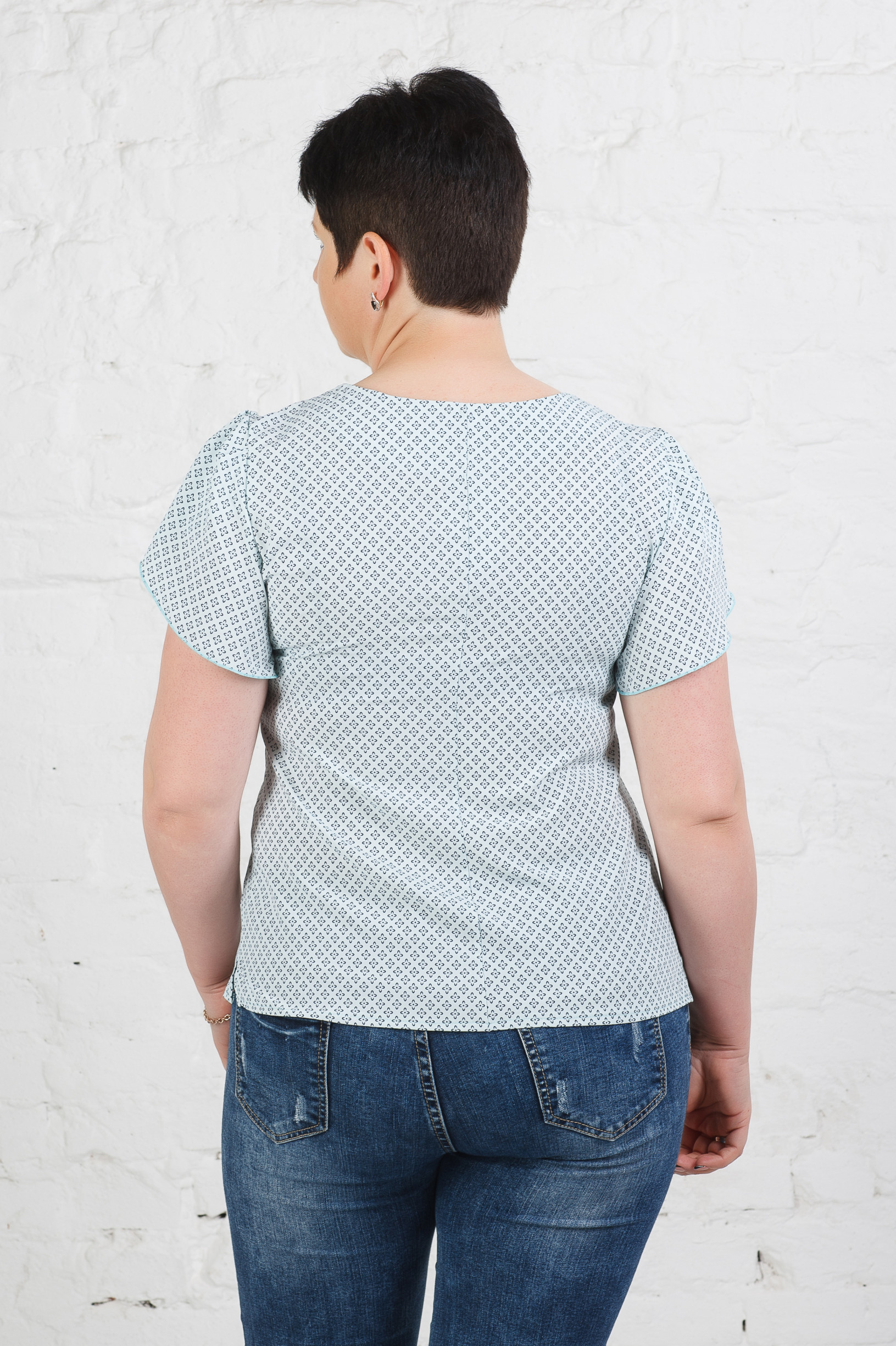 Легкая женская блуза б-625