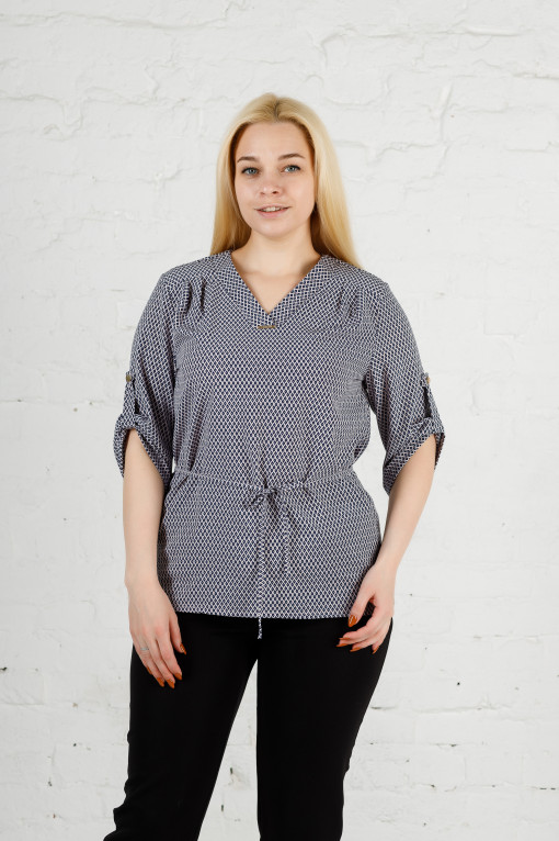 Элегантная женская блуза б-903 капля