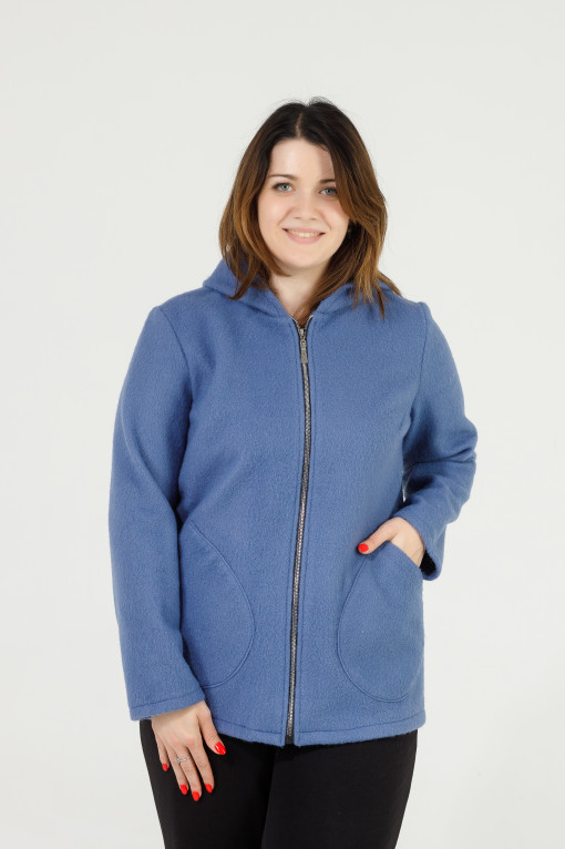 Жіночий кардиган із альпаки Ума синій