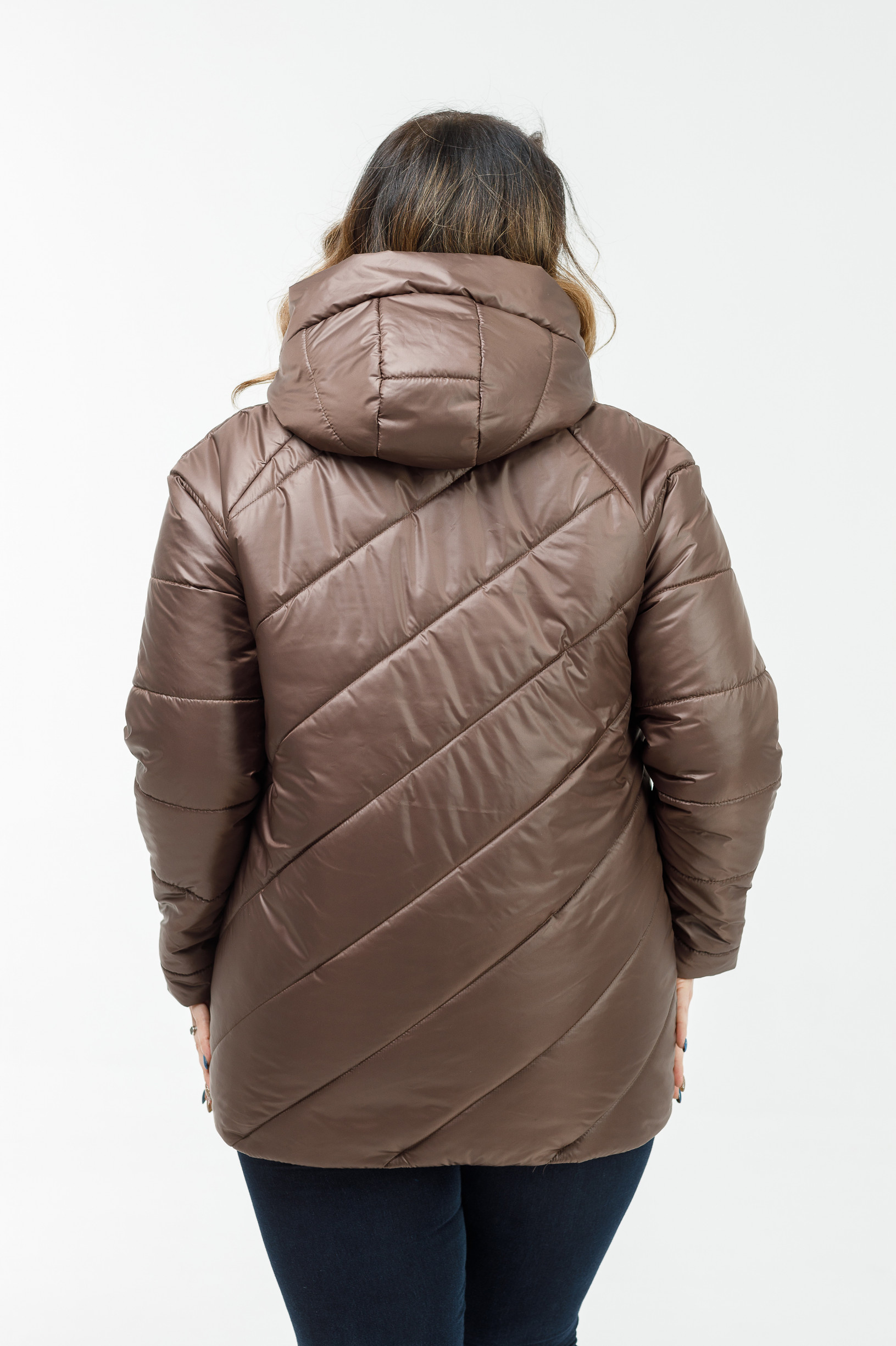 Демісезонна жіноча куртка Сальма шоколад