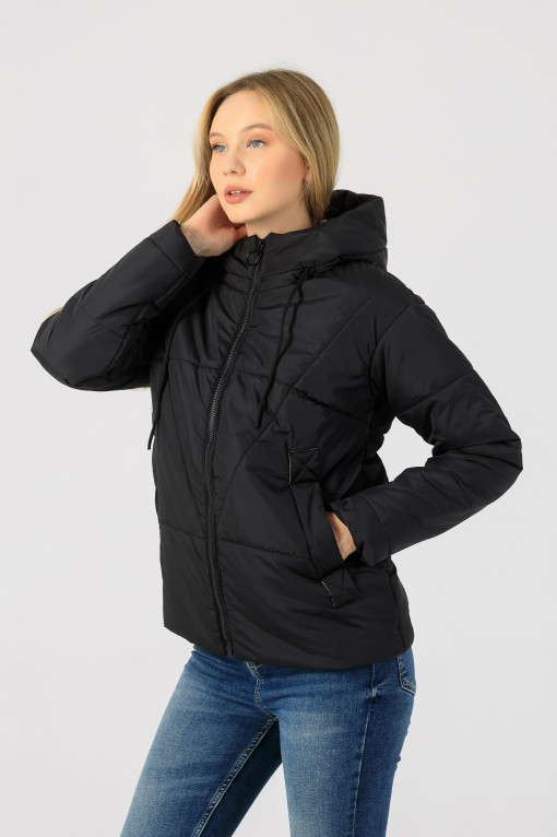 Демисезонная куртка  Далас чёрная