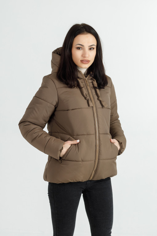 Полуспортивная куртка для девушки Тутси бежевая  