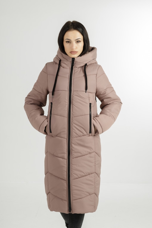 Зимнее пальто розового цвета Билли