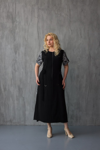 Легке літнє плаття з крепу 