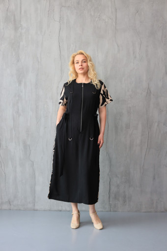 Легке літнє плаття з крепу 