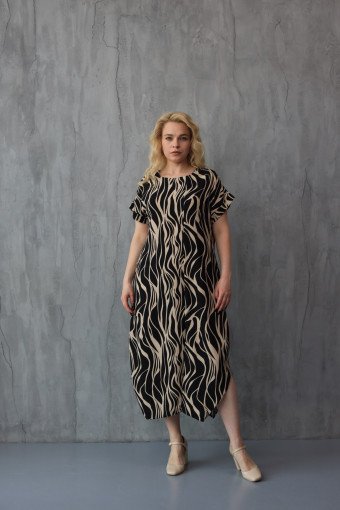 Легке літнє плаття з крепу