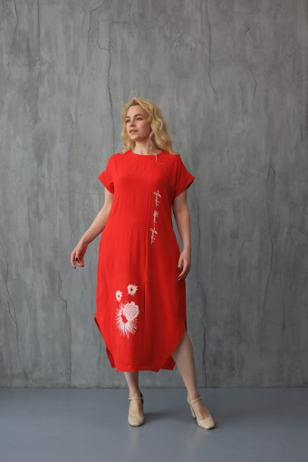 Легке літнє плаття з американського крепу