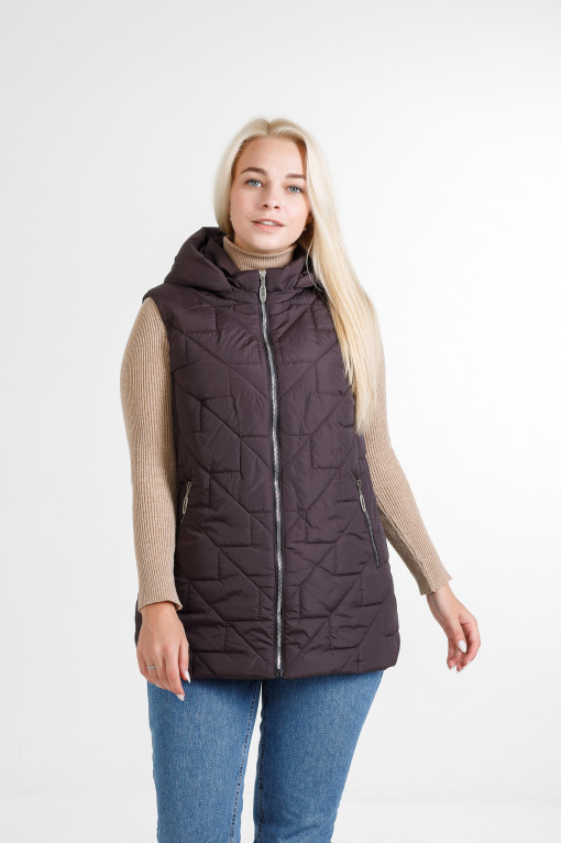 Жіноча безрукавка Феба сливового кольору