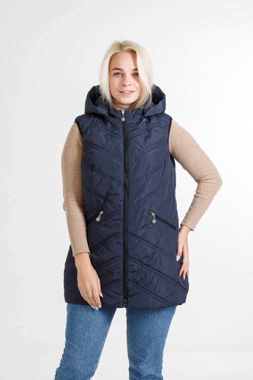 Жіноча жилетка Сімба синього кольору