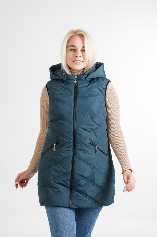 Жіноча жилетка Сімба бірюзового кольору