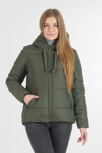 Напівспортивна хакі куртка для дівчини Тутсі