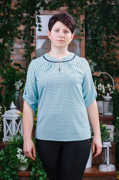Летняя женская блуза б-6202